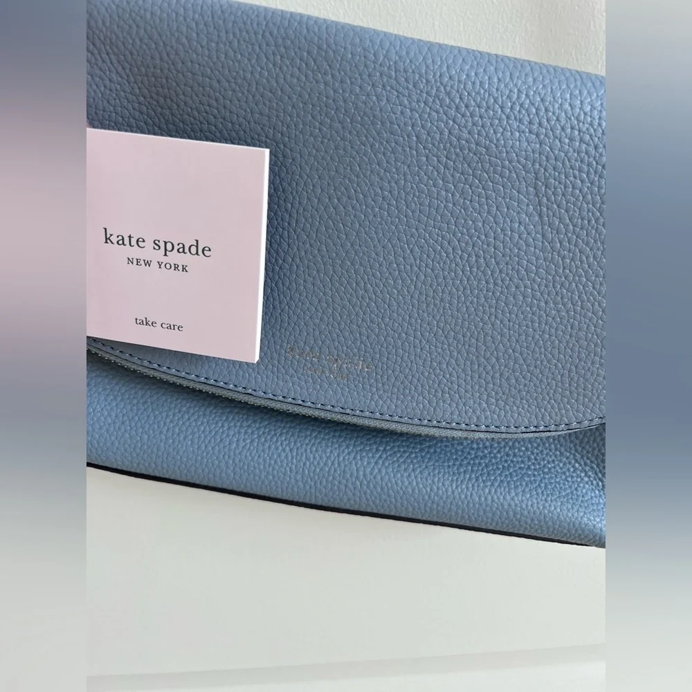 Never used! Kate Spade New York Crossbody. Blue. - Picture 3 of 6